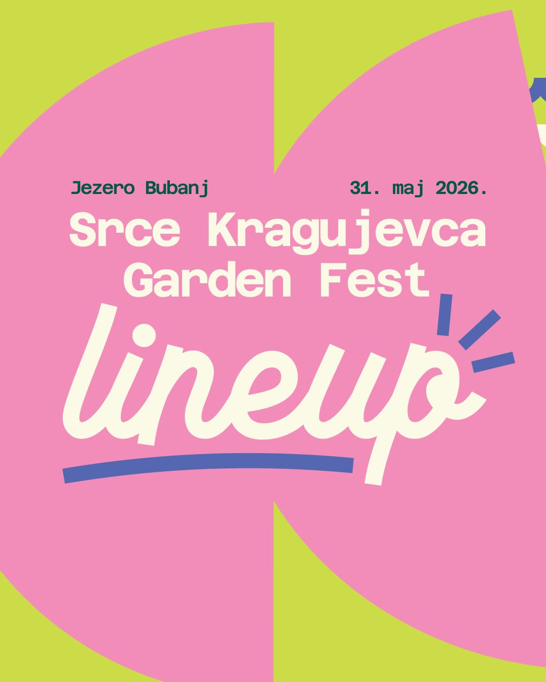 Lineup otkriven: Zoster zatvara Garden Fest '26