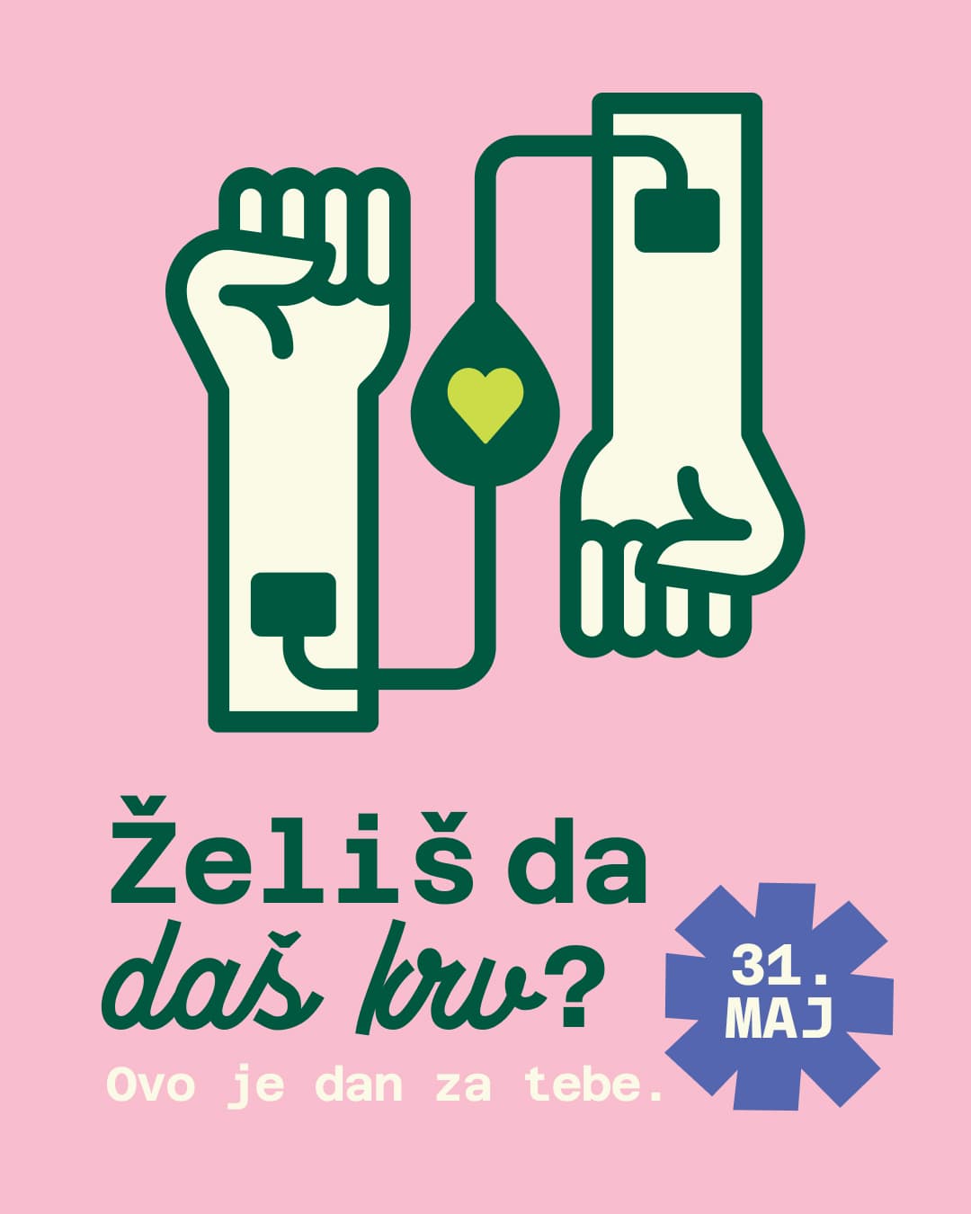 U decembru smo sakupili 128 jedinica krvi. Sad rušimo taj rekord.